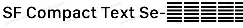 SF Compact Text Se字体转换